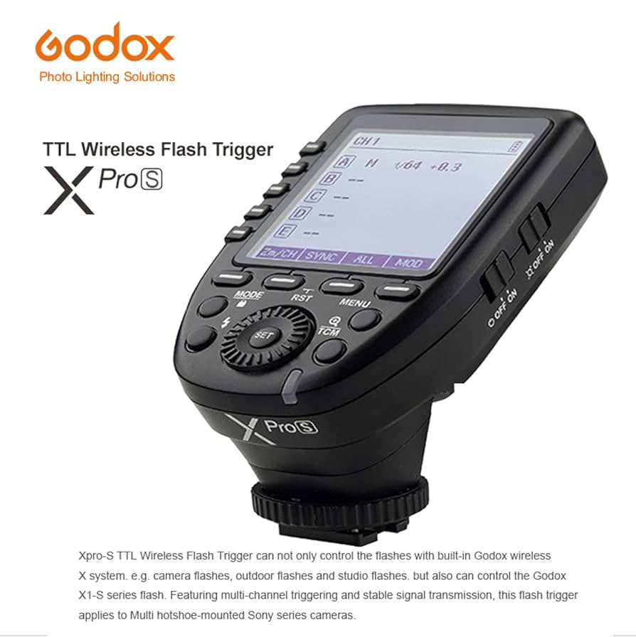 Amazon.com : Godox Xpro-S TTL Wireless Flash Trigger 1/8000s